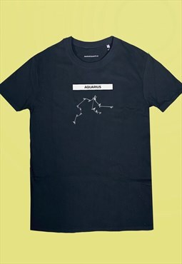 Constellation t-shirt aquarius black