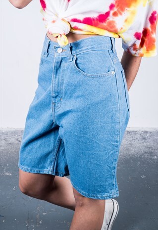 VINTAGE 1990S BLUE DENIM SHORTS