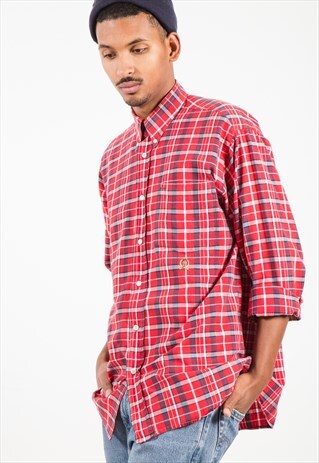 VINTAGE 80S CLASSIC TOMMY HILFIGER SHIRT / S7181