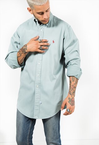 VINTAGE 80S POLO RALPH LAUREN SHIRT 0080 / 302-6