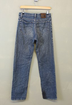 Vintage Lee Jeans Denim Blue Straight Leg With Logo 90s