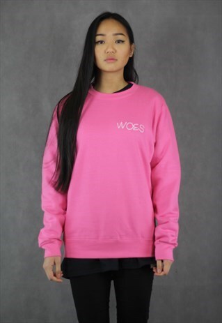 SALE - WOES PINK JUMPER