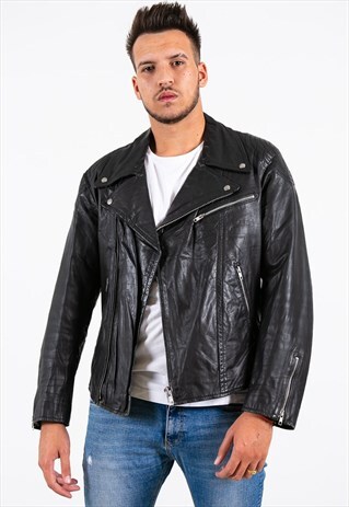 VINTAGE 80S AVELINAS LEATHER JACKET / S6914