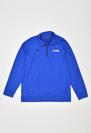 V 00'S Y2K NIKE TRACKSUIT TOP BLUE
