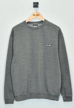 Vintage Reebok Sweatshirt Grey Medium