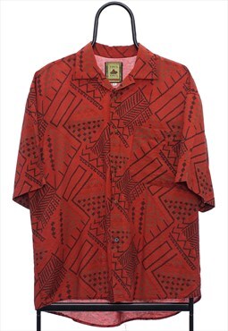 Vintage 90s Tipo Red Patterned Shirt Mens