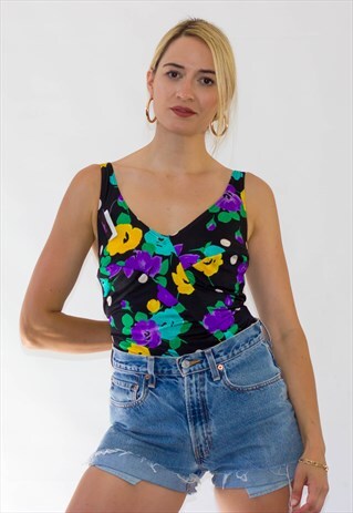 VINTAGE 80'S SWIMSUIT / BODYSUIT