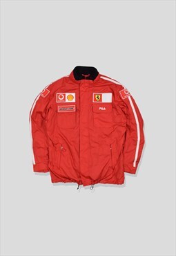 Vintage Scuderia Ferrari Racing Jacket in Red