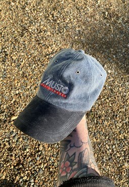 Vintage 90s MUSTO Sailing Embroidered Baseball Cap Hat