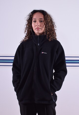 BLACK BERGHAUS ZIP-UP FLEECE
