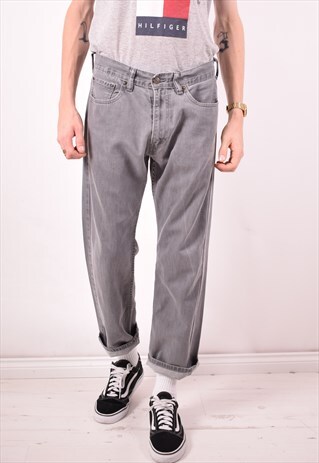 LEVI'S MENS VINTAGE JEANS W32 L29 GREY 90S