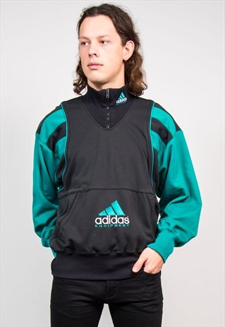90'S VINTAGE ADIDAS EQUIPMENT PULLOVER TRACKSUIT JACKET TOP