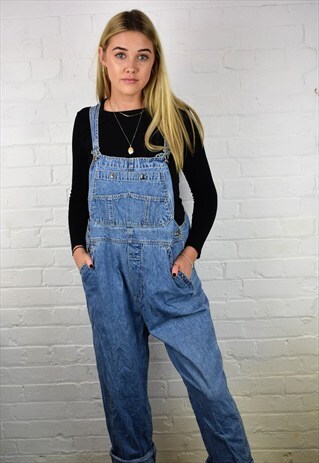 VINTAGE 90'S DENIM DUNGAREES
