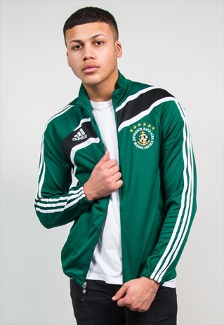ADIDAS GREEN TRACKSUIT JACKET