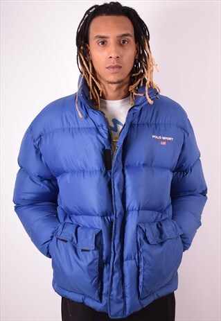 POLO RALPH LAUREN SPORT MENS VINTAGE JACKET MEDIUM 90S