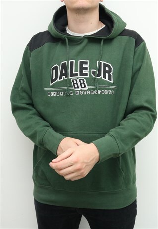 NASCAR - GREEN DALE JR HOODIE - LARGE