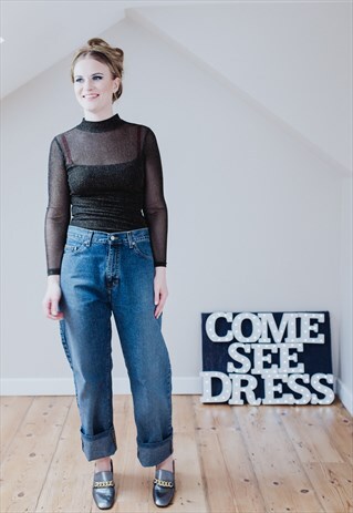 VINTAGE BLUE JEANS HIGH WAIST BOYFRIEND 90S