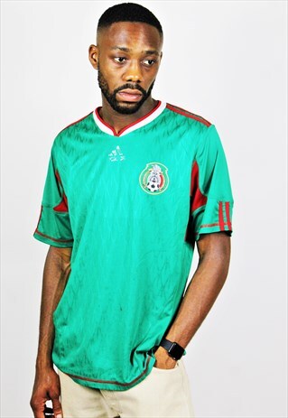 RETRO / ADIDAS / GREEN MEXICO FOOTBALL TOP