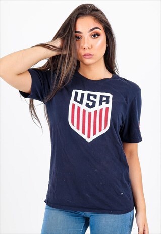 VINTAGE NIKE USA T-SHIRT T136