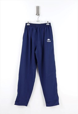 Vintage Kappa Tracksuit Pants in Blue  - L