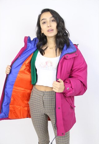 VINTAGE 90'S COLOURFUL COSY GORE-TEX SPORTS JACKET