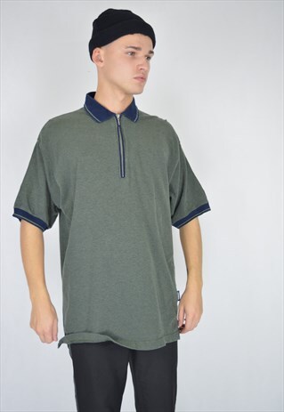 VINTAGE CLASSIC GREEN POLO SHIRT