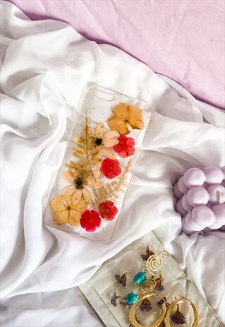 IPHONE 6/6S PLUS REAL FLOWER PHONE CASE/ PRESSED FLOWERS