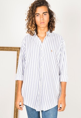 VINTAGE 80S POLO RALPH LAUREN SHIRT / R0109