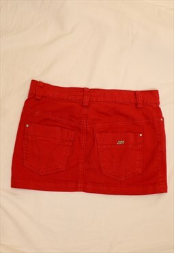 Y2k short miss sixty red skirt 