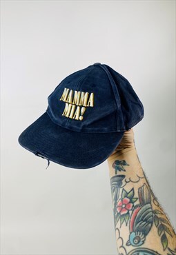Vintage 90s Rare Mamma mia prince edward theatre Hat Cap