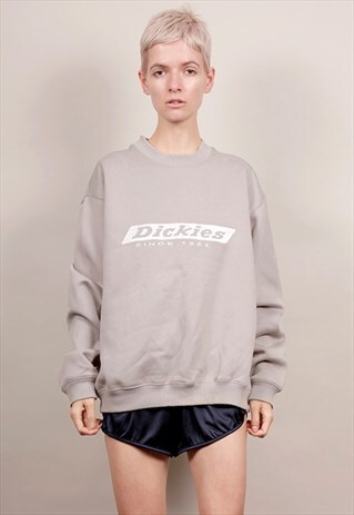 VINTAGE 90'S DICKIES GREY SWEATSHIRT