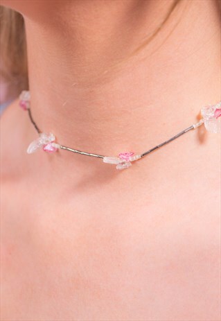 VINTAGE FLOWER CHOKER