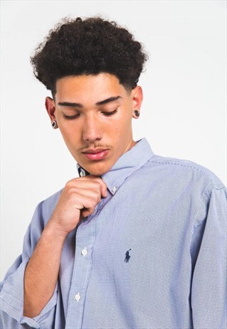 VINTAGE 80S CLASSIC POLO RALPH LAUREN SHIRT / S4342