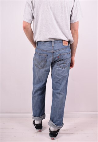LEVI'S 559 MENS VINTAGE JEANS W32 L30 BLUE 90'S