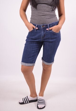 VINTAGE LEVI'S 545 DENIM SHORTS BLUE