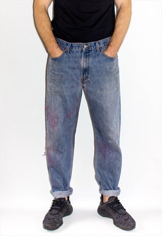 VINTAGE 90'S 550 PAINTERS DISTRESSED LEVI JEANS
