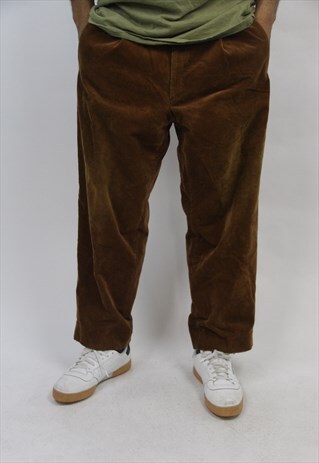VINTAGE BROWN CORD TROUSERS