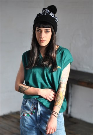 VINTAGE LACOSTE TANK TOP JUMPER