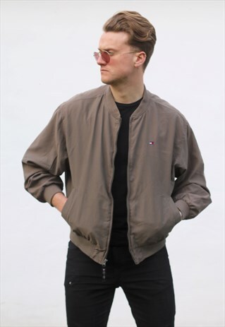 TOMMY HILFIGER USA VINTAGE BASEBALL TRACK JACKET
