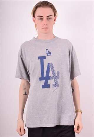 MENS VINTAGE T-SHIRT TOP XL GREY 90S