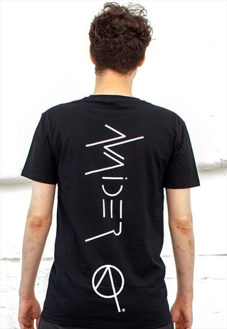 CREW NECK STREETWEAR T-SHIRT WITH BACK PRINT