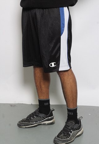 VINTAGE CHAMPION SHORTS BLACK