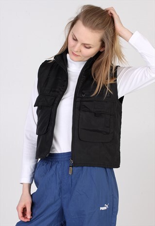 90'S CROP PADDED GILET