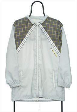Vintage Green Sport Windbreaker Jacket Womens