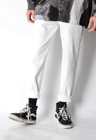 VINTAGE 90S WHITE PANTS