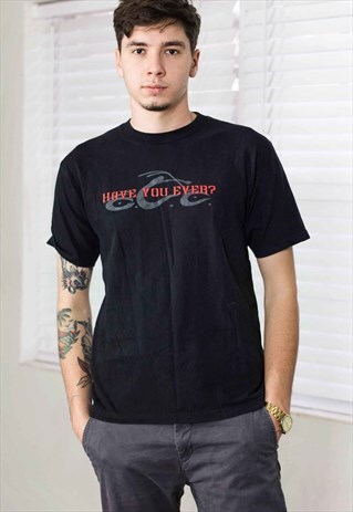 VINTAGE OCC BIKER T-SHIRT LOGO 90S M 6.8