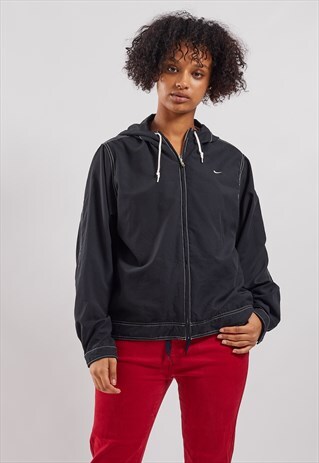 VINTAGE NIKE HOODED SHELL JACKET