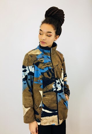 VINTAGE CAMO SOFT FLEECE JACKET