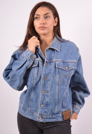 VINTAGE FERRE DENIM JACKET BLUE