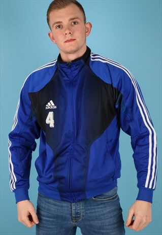 VINTAGE ADIDAS TRACK JACKET IN MULTICOLOUR NJ487B